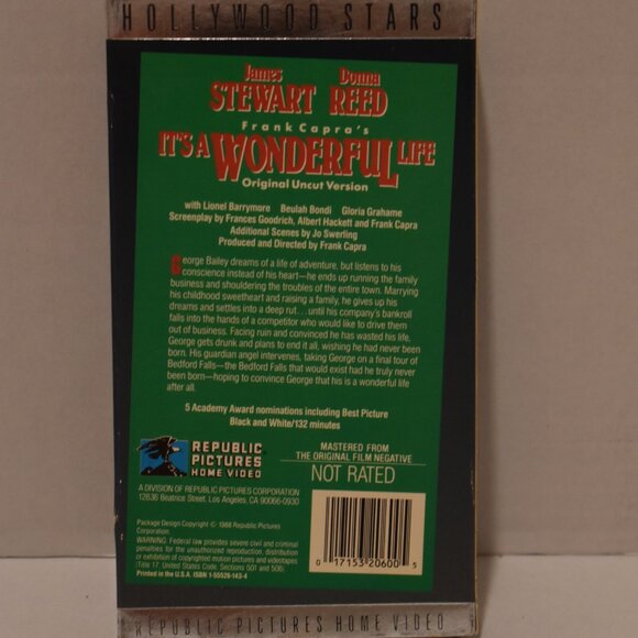 It's a Wonderful Life VHS - Picture 3 of 3